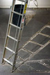 ICA Ladder Scraping Dust Shadow